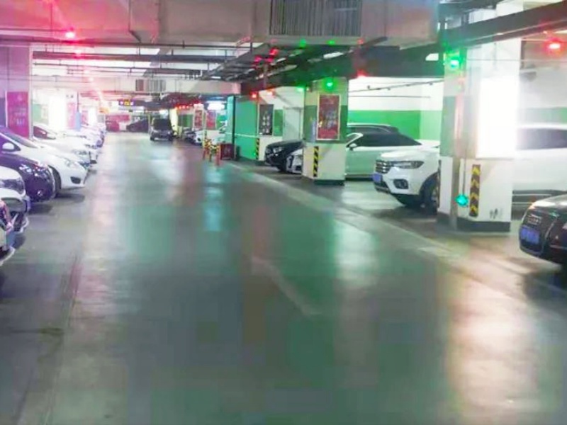 湖南株洲大汉希尔顿酒店停车场车位引导系统及设备案例