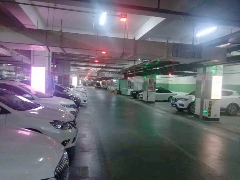 湖南株洲大汉希尔顿酒店停车场车位引导系统及设备案例