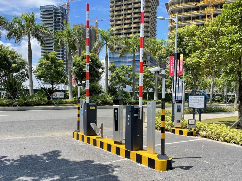 广州南沙灵山岛尖停车场收费管理系统及设备案例