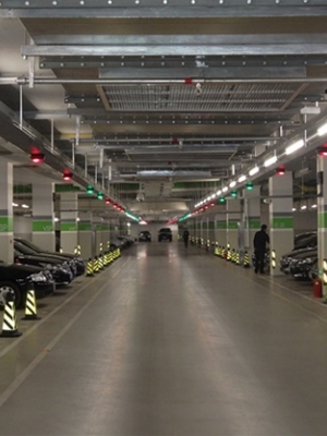 科拓室内停车场超声波车位引导解决方案（车位引导系统解决方案）