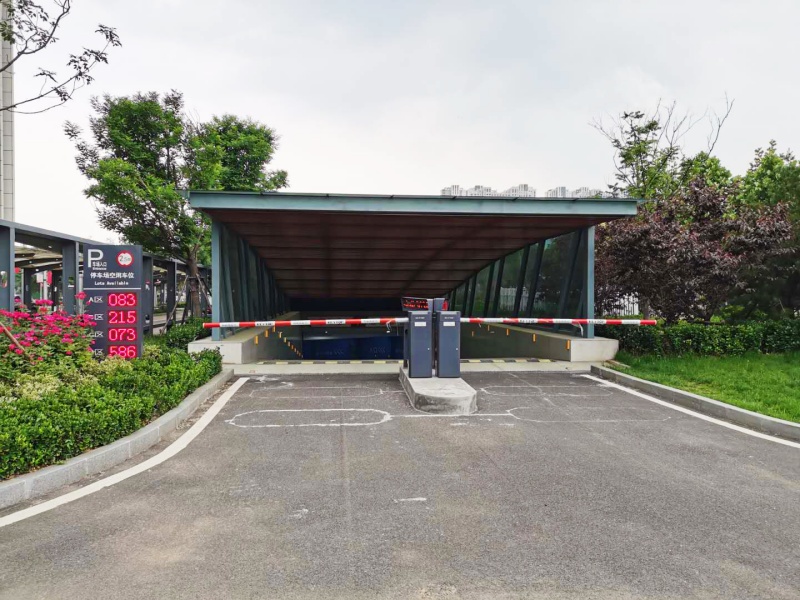 山东淄博文化艺术中心停车场收费管理系统及设备案例