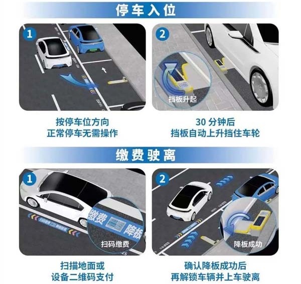 佛山南海区灯湖片区启用新型智能停车位下个月起收费管理