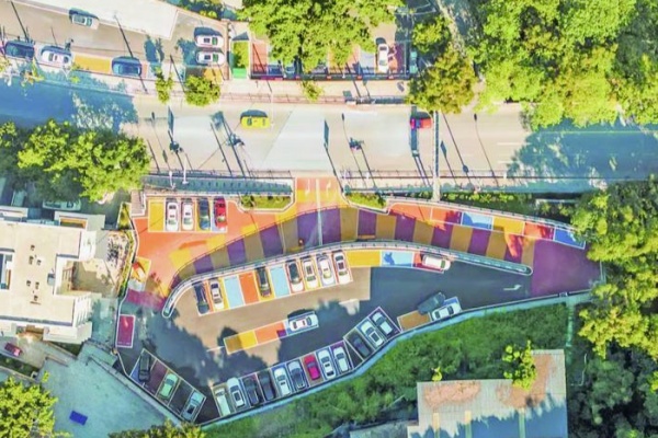 重庆北碚毛背沱片区新增150余个车位,老旧小区停车难题缓解 重庆北碚毛背沱片区新增150余个车位,老旧小区停车难题缓解