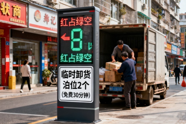 路边停车车位引导屏怎么用？从找位到离场的智能解决方案全解析