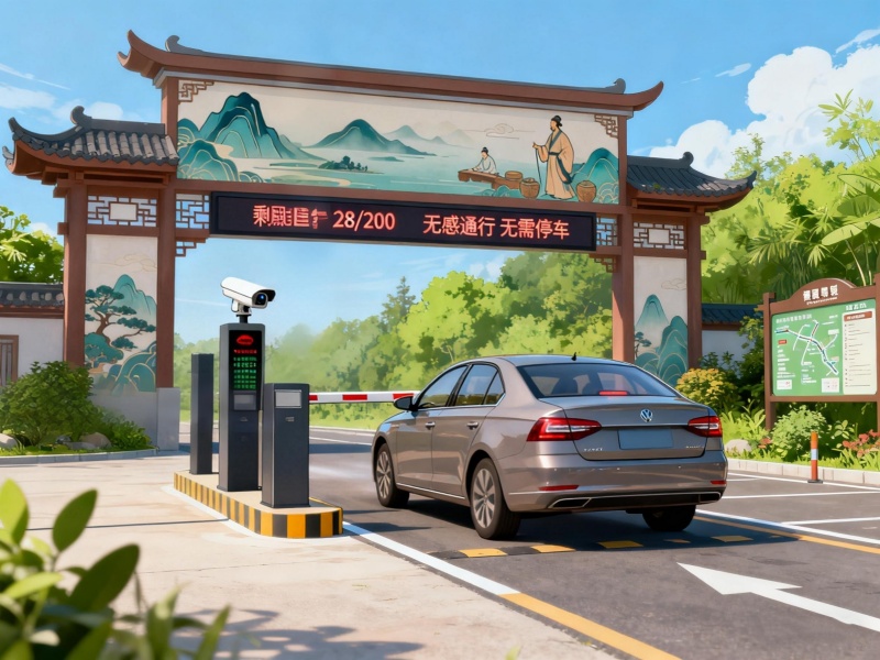 景区停车场车辆管理系统（旅游景点停车场管理平台/设备/软件）
