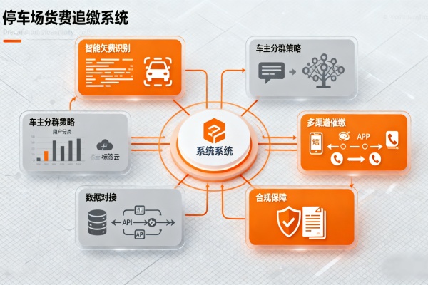 停车场欠费追缴系统（停车费智能追讨、逃费追付系统）