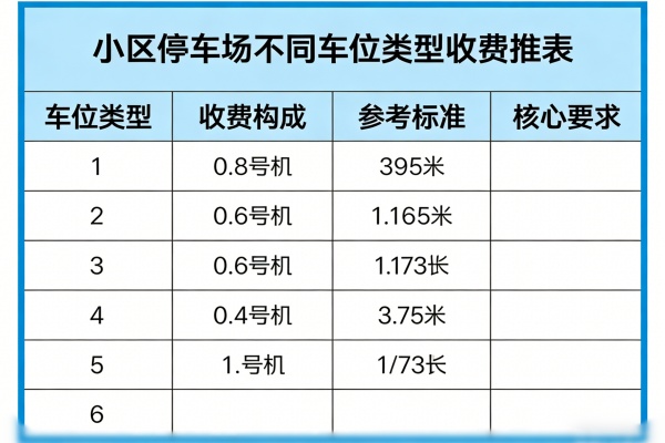 小区停车场收费方案全解析：标准、权限、维权一次说清