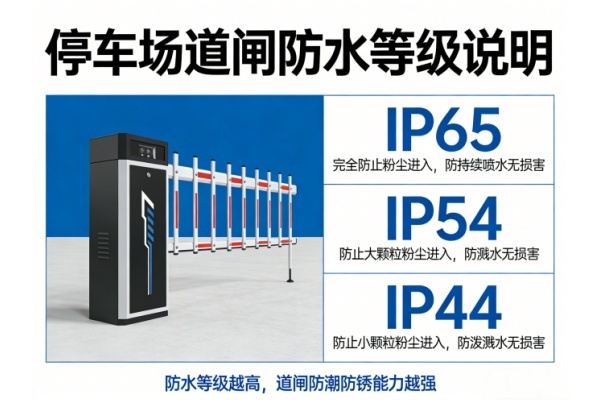 车场闸机防水吗？停车场道闸防水等级分析