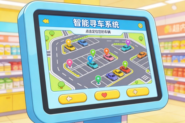 商超智能寻车系统：购物广场商场超市找车系统升级消费体验
