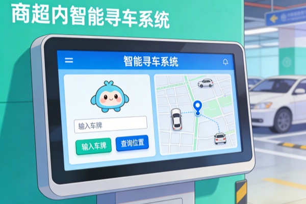 商超智能寻车系统：购物广场商场超市找车系统破解停车困境，升级消费体验