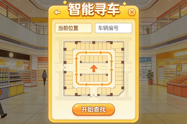 商超智能寻车系统：购物广场商场超市找车系统破解停车困境，升级消费体验