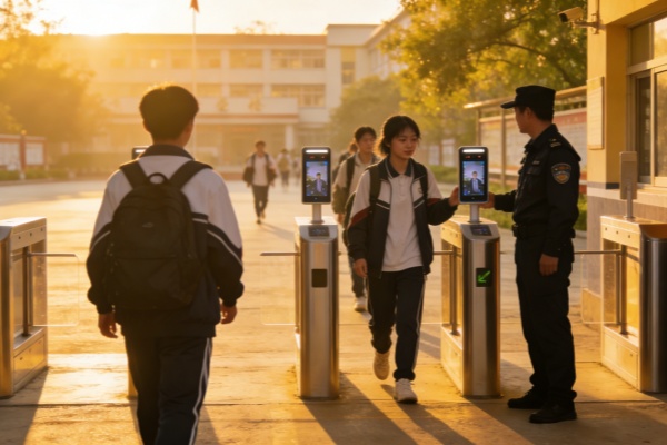 智慧校园通道摆闸：从“人防”到“技防”的校园安全进化论