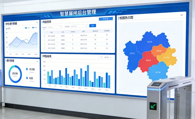 智慧校园通道摆闸：从“人防”到“技防”的校园安全进化论