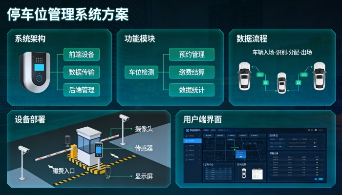 停车位管理系统方案:破解停车难题,实现精细化管控 停车位管理系统方案:破解停车难题,实现精细化管控