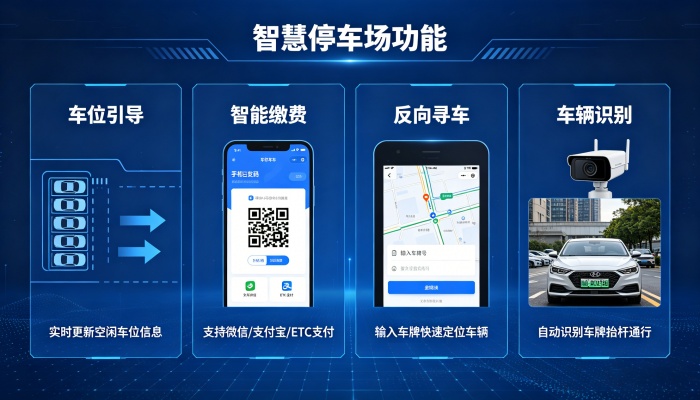智慧停车场功能有哪些：从找车位难到无感通行，一场停车体验的静默革命